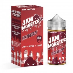 Jam Monster E-Juice - Strawberry - 100ml Jam Monster E-Juice - Strawberry - 100ml
