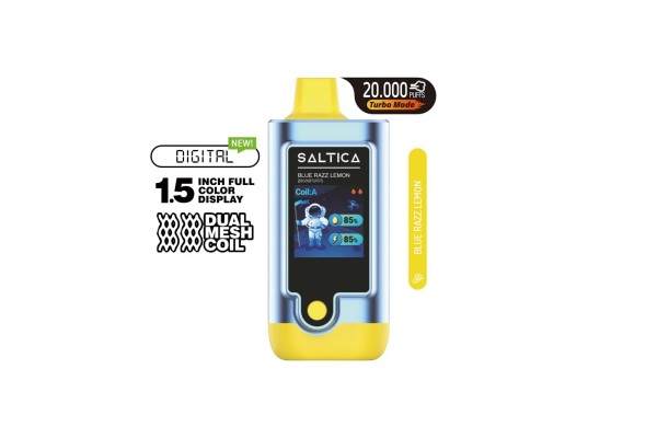 Saltica Digital 20000 Blue Razz Lemon