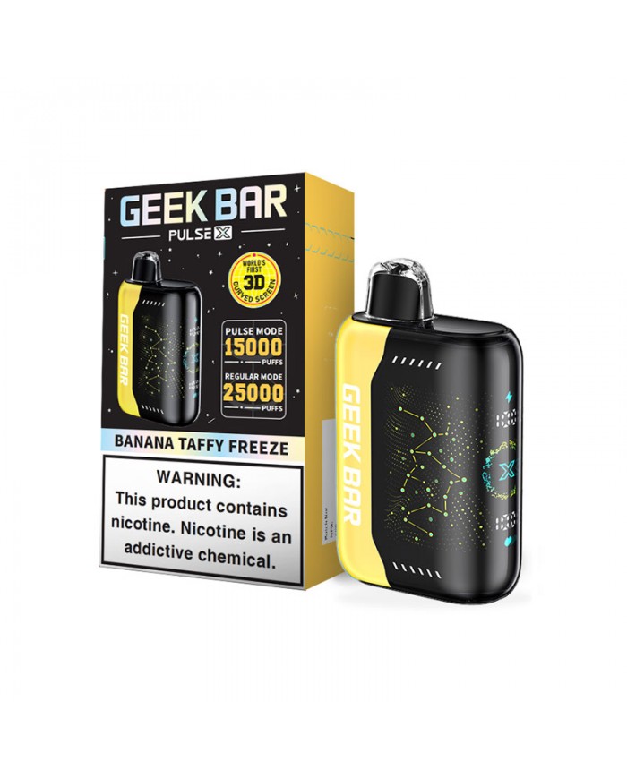 Geek Bar Pulse X Banana Taffy Freeze