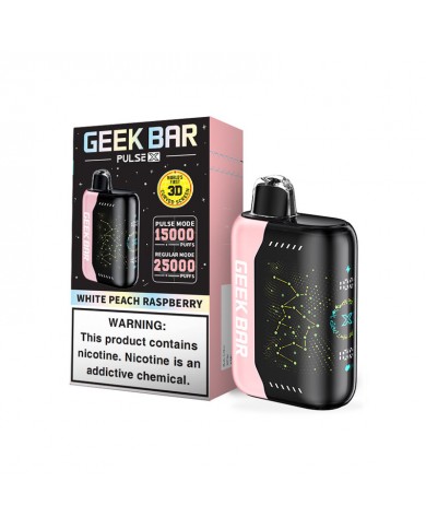 Geek Bar Pulse X White Peach Raspberry Geek Bar Pulse X White Peach Raspberry
