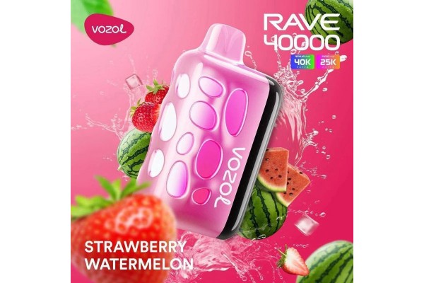 Vozol Rave 40000 Strawberry Watermelon