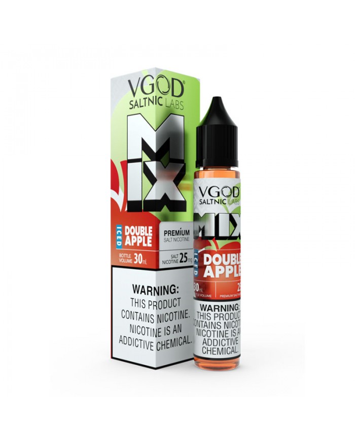 VGOD Saltnic Iced Double Apple 30ml Premium Salt Likit 25mg
