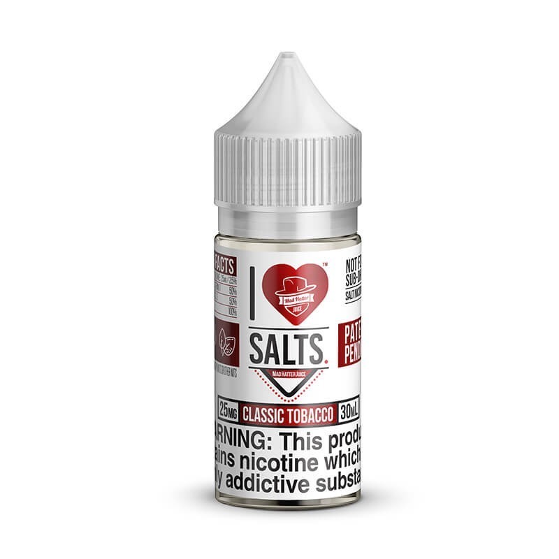 I Love Salts Classic Tobacco Salt Likit 30ml I Love Salts Classic Tobacco Salt Likit 30ml